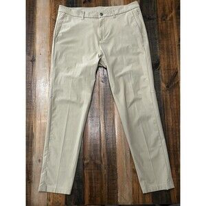 Lululemon Men's ABC Pants Khaki/beige Chino Size 36 Inseam 30 Slim Fit 5 Pocket